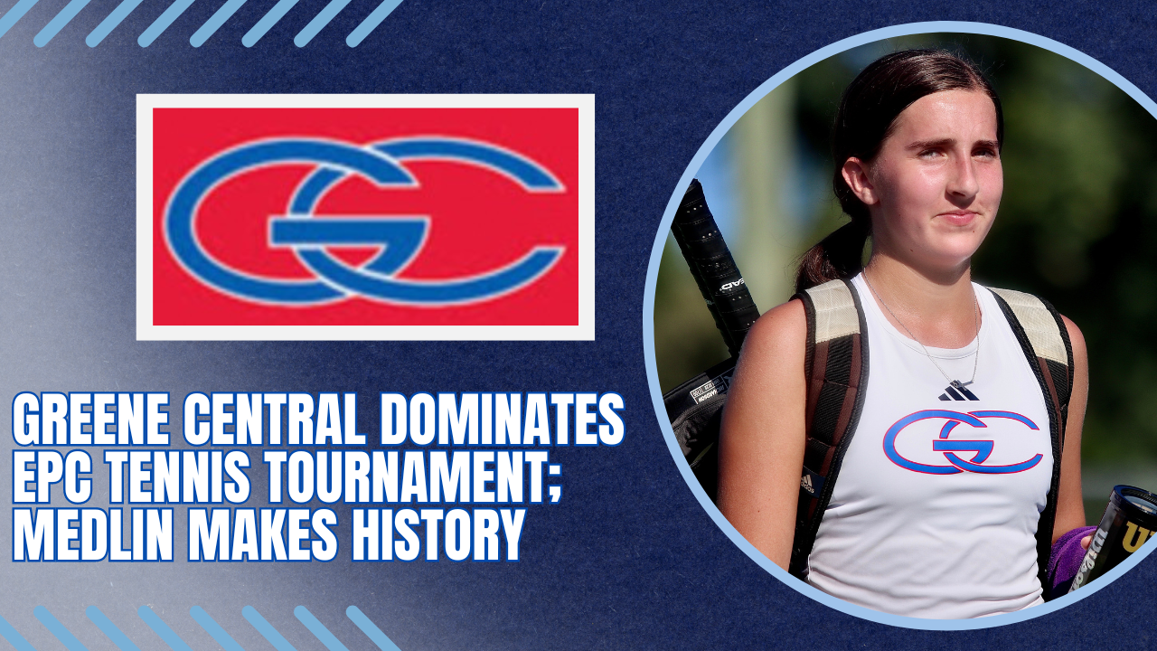Greene Central Dominates EPC Tennis Tournament; Medlin Makes History