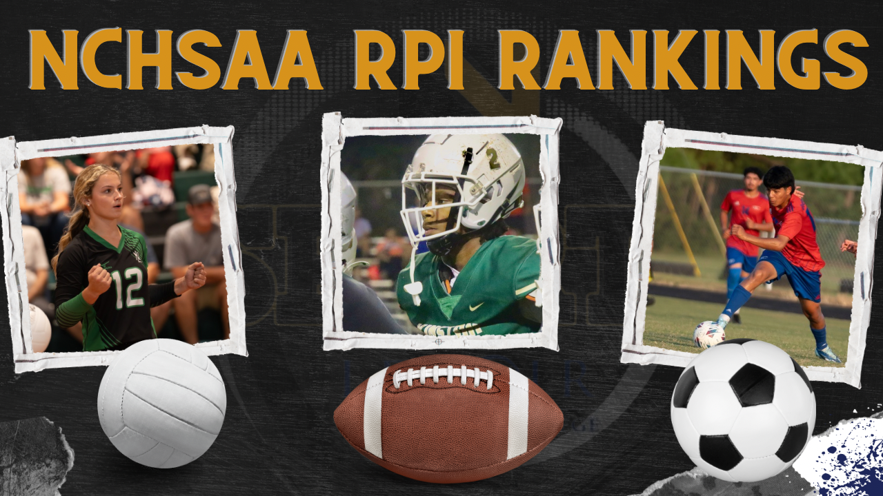 NCHSAA RPI (SOCCER, VOLLEYBALL, FOOTBALL)