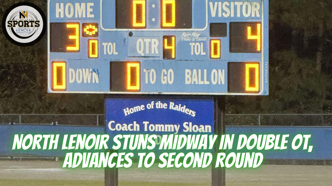 North Lenoir Stuns Midway in Double OT, Advances to Second Round