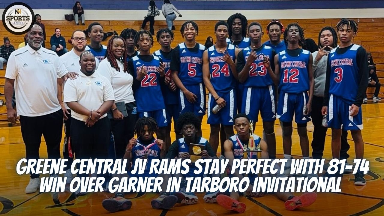 Greene Central JV Rams Stay Perfect with 81-74 Win Over Garner in Tarboro Invitational
