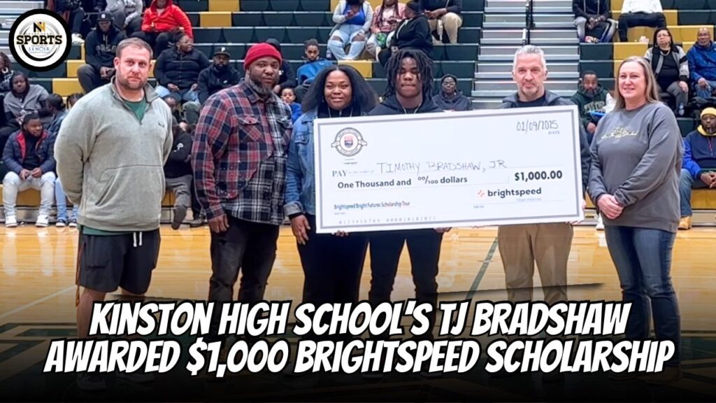 Kinston High School’s TJ Bradshaw Awarded $1,000 Brightspeed Scholarship