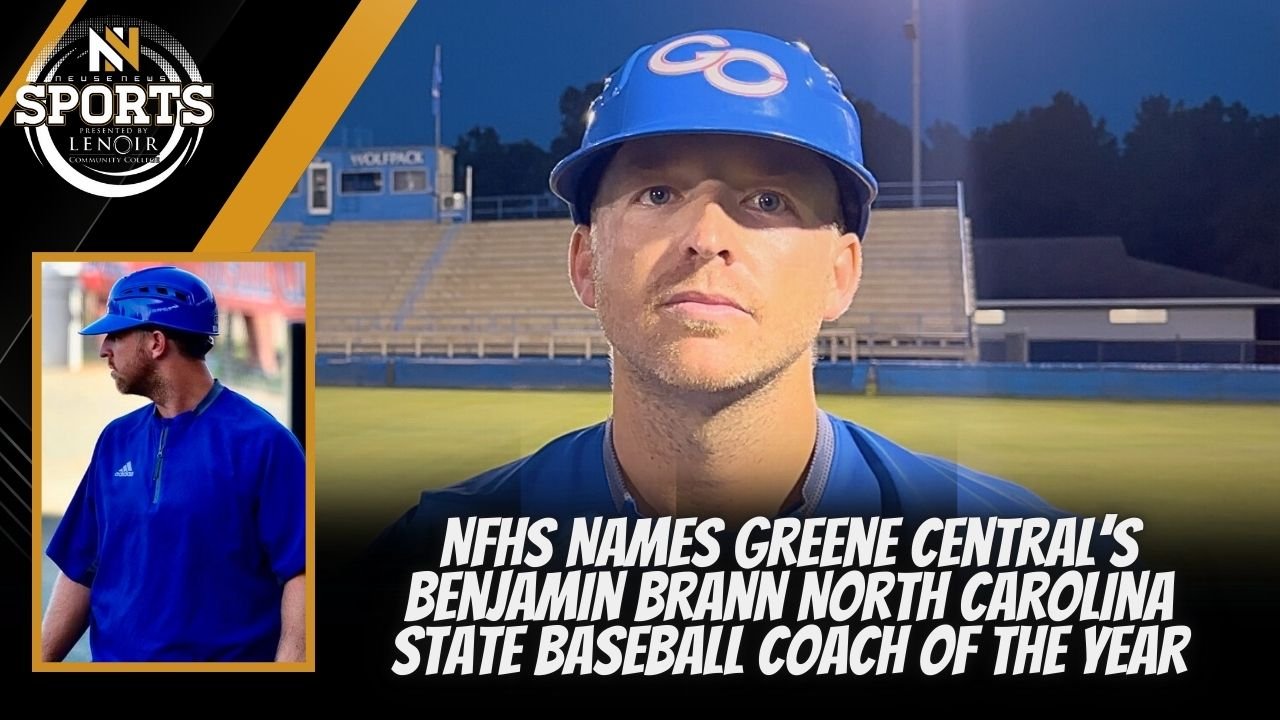 NFHS Names Greene Central’s Benjamin Brann North Carolina State Baseball Coach of the Year