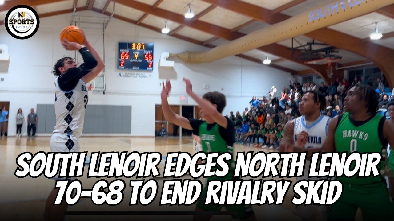 South Lenoir Edges North Lenoir 70-68 to End Rivalry Skid