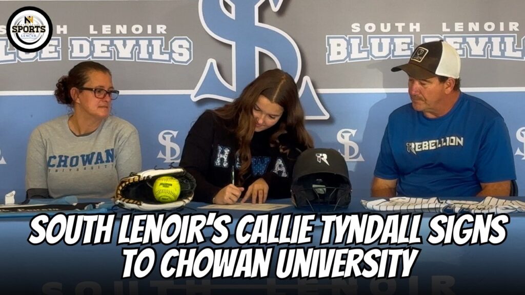 South Lenoir’s Callie Tyndall Signs to Chowan University