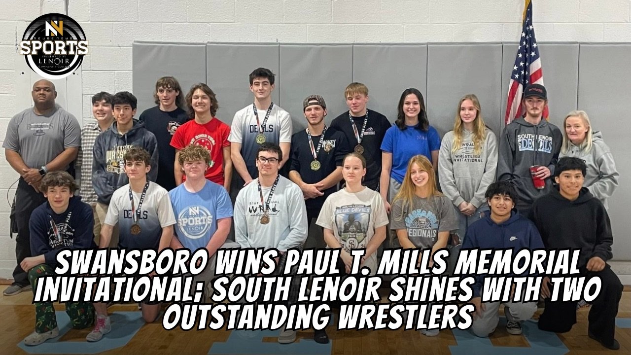 Swansboro Wins Paul T. Mills Memorial Invitational; South Lenoir Shines with Two Outstanding Wrestlers Awards