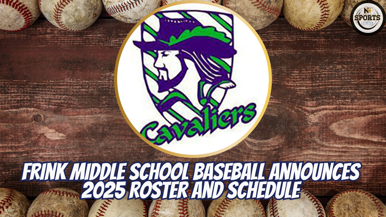 Frink Middle School Baseball Announces 2025 Roster and Schedule
