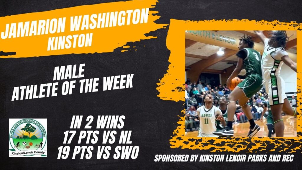 NNS Male Athlete of the Week: Jamarion Washington, Kinston
