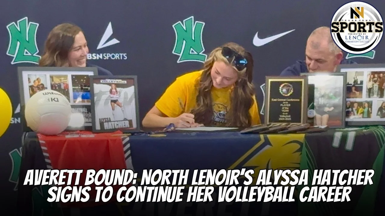 Averett Bound: North Lenoir’s Alyssa Hatcher Signs to Continue Her Volleyball Career