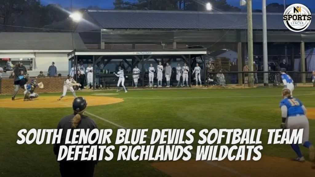 South Lenoir Blue Devils Softball Team Defeats Richlands Wildcats