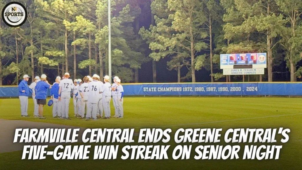Farmville Central Ends Greene Central’s Five-Game Win Streak on Senior Night