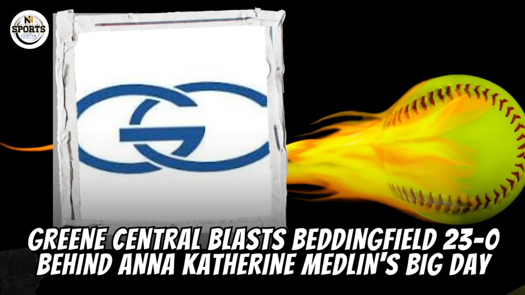 Greene Central Blasts Beddingfield 23-0 Behind Anna Katherine Medlin's Big Day