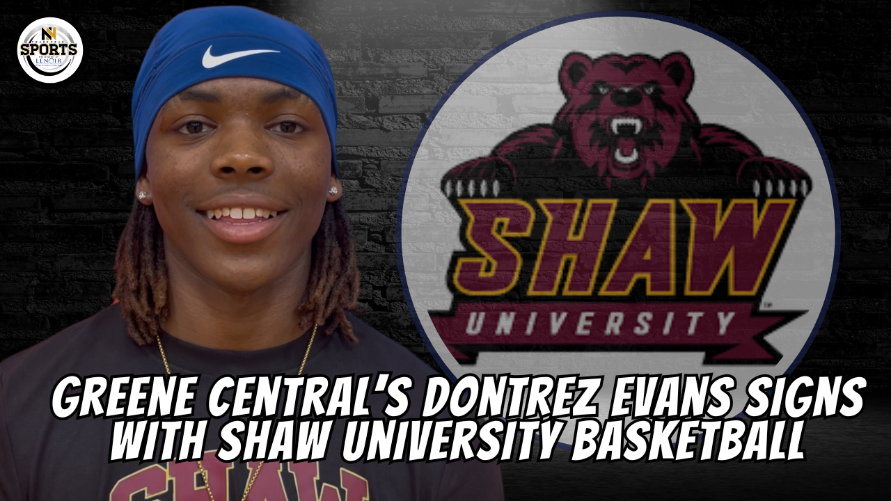Greene Central’s Dontrez Evans Signs with Shaw University Basketball