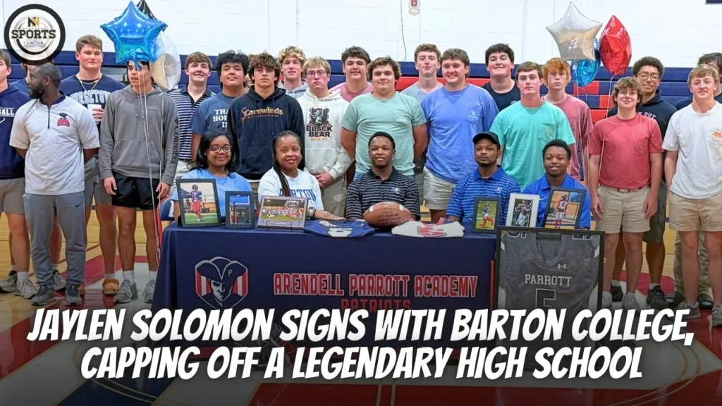 Jaylen Solomon Signs With Barton College, Capping Off a Legendary High School Career