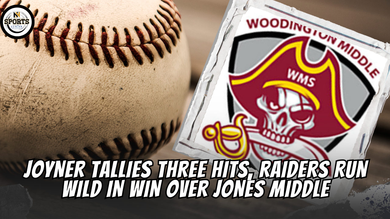 Joyner Tallies Three Hits, Raiders Run Wild in Win Over Jones Middle