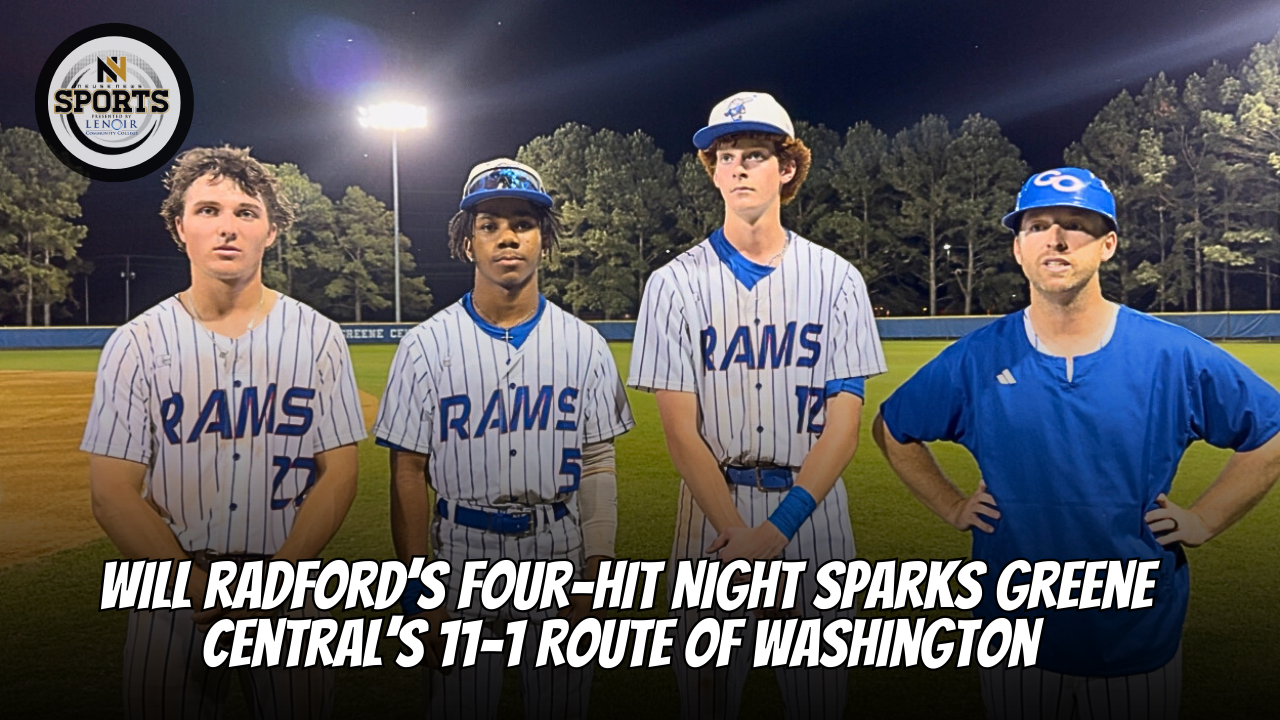 Will Radford’s Four-Hit Night Sparks Greene Central’s 11-1 Rout of Washington