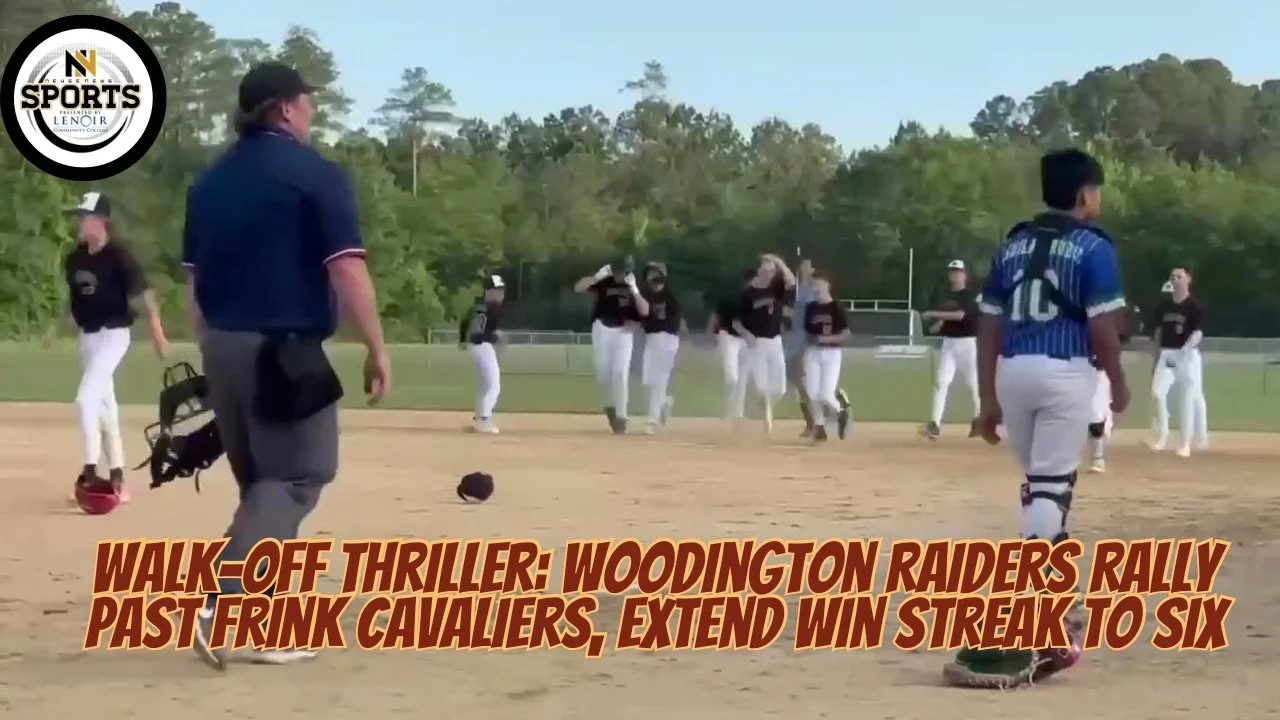 Walk-Off Thriller: Woodington Raiders Rally Past Frink Cavaliers, Extend Win Streak to Six