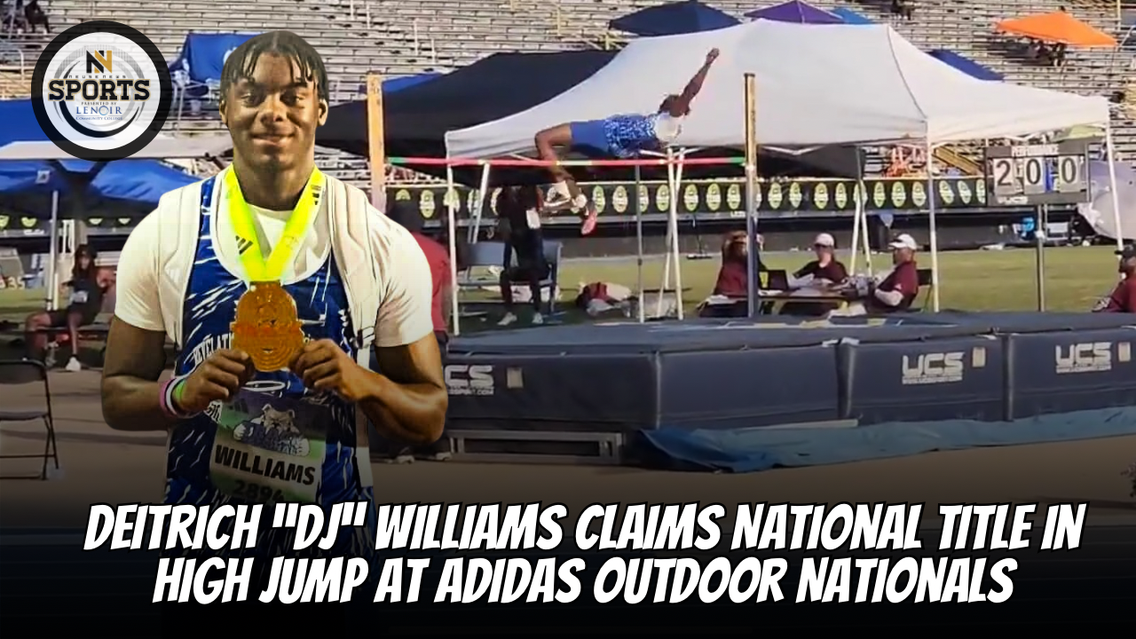 Deitrich “DJ” Williams Claims National Title in High Jump at Adidas Outdoor Nationals