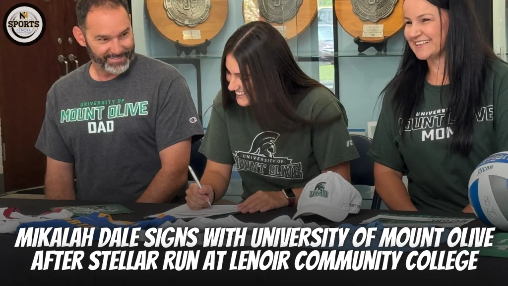 Mikalah Dale Signs with University of Mount Olive After Stellar Run at Lenoir Community College