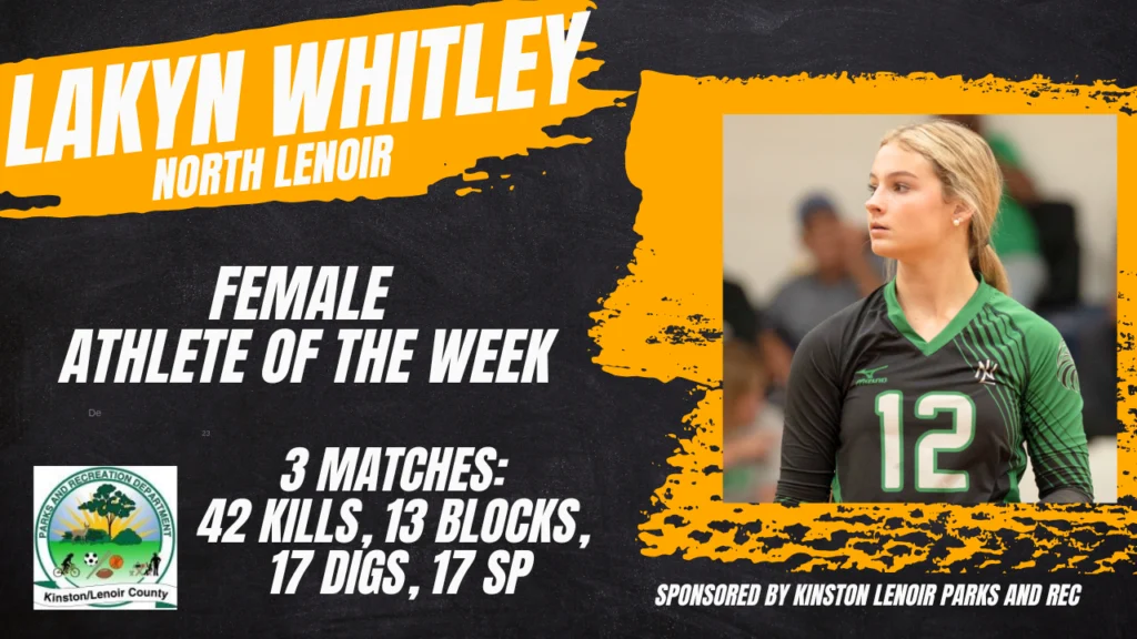 Athlete of the Week (Female), Week 1: Lakyn Whitley, North Lenoir