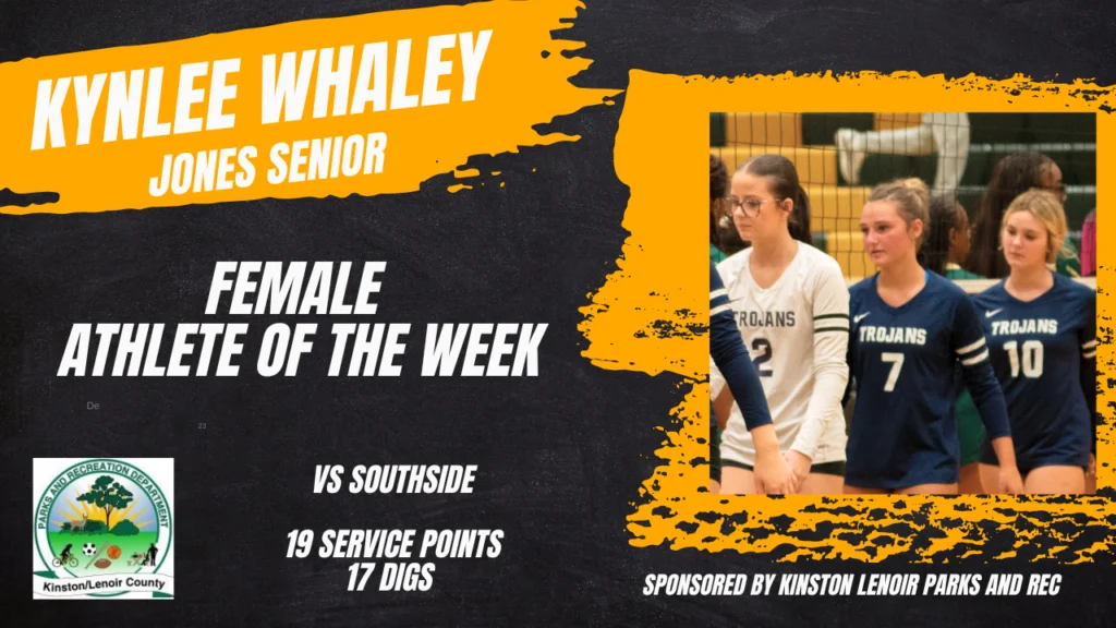 Female Athlete of the Week: Kynlee Whaley, Jones Senior Volleyball