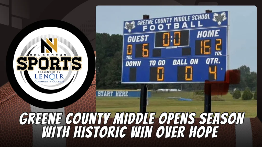 Greene County Middle Opens Season with Historic Win Over Hope