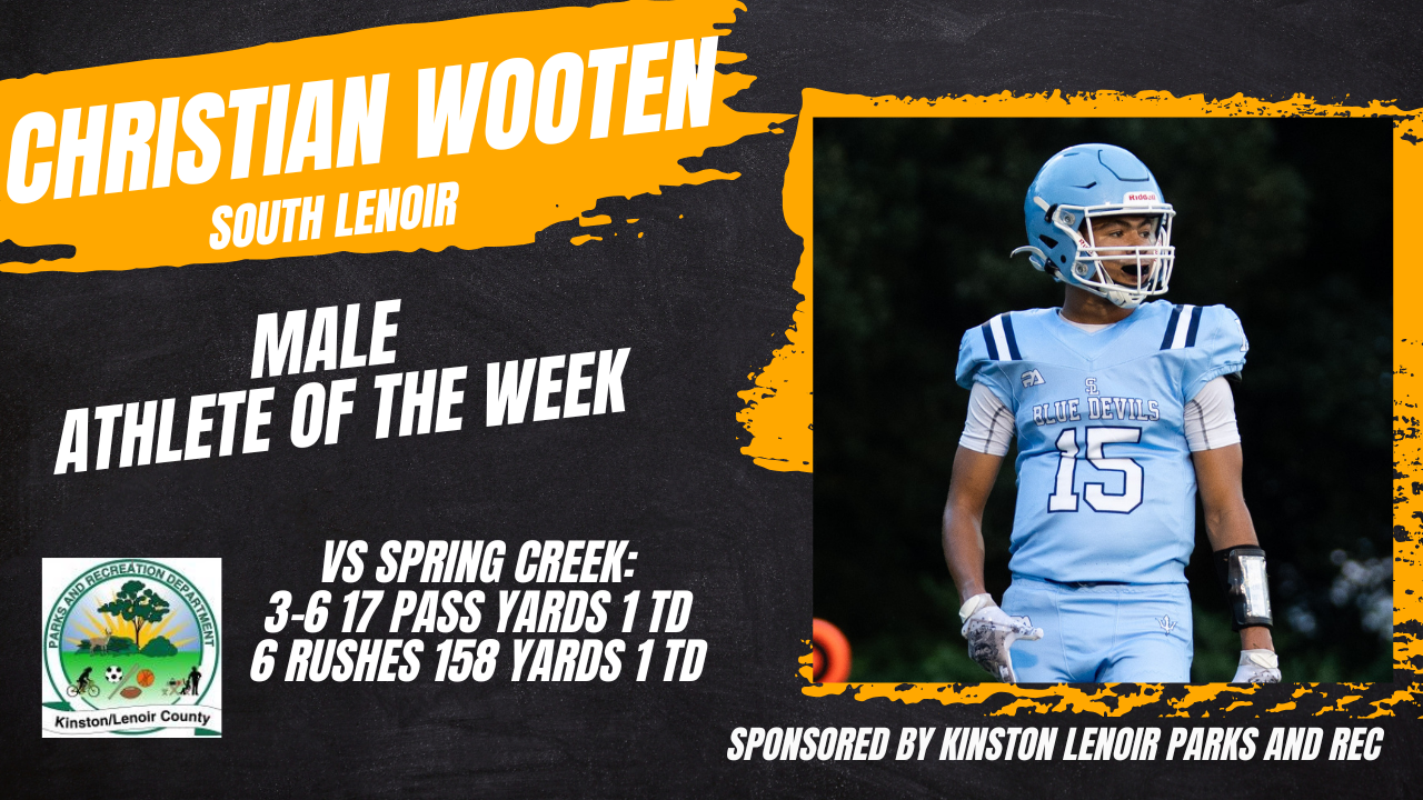Male Athlete of the Week: Christian Wooten, South Lenoir Football