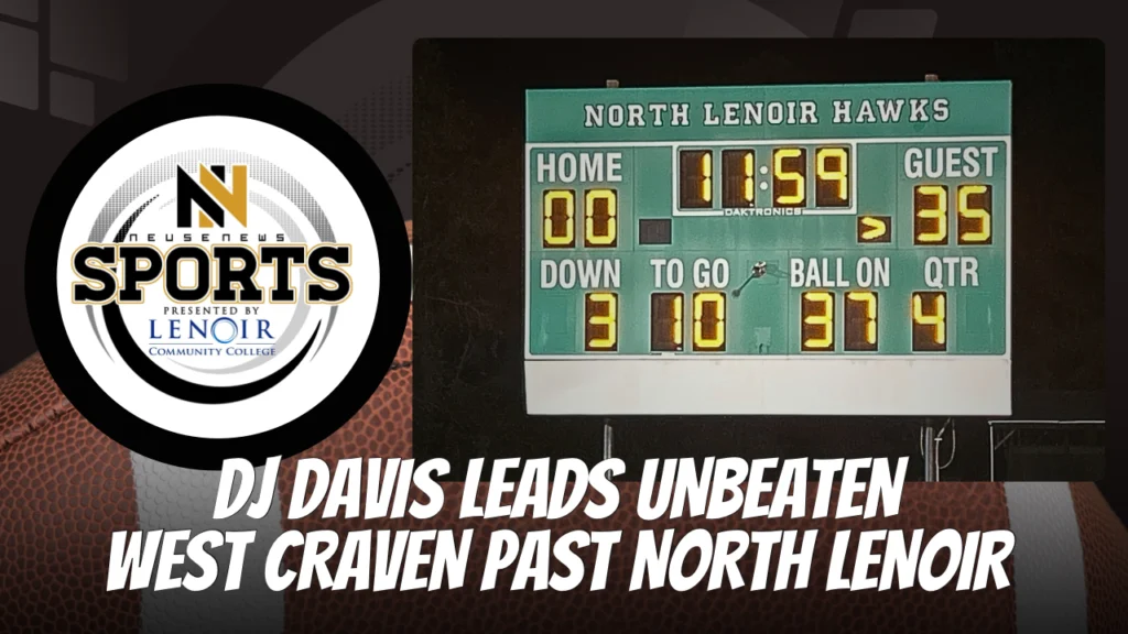 DJ Davis Leads Unbeaten West Craven Past North Lenoir