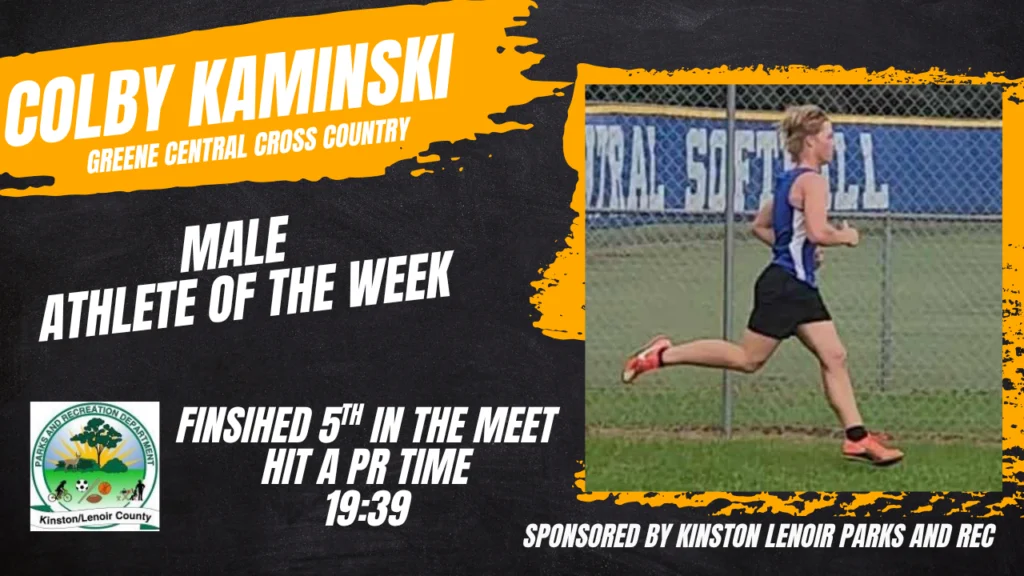 Male Athlete of the Week: Colby Kaminski, Greene Central Cross Country