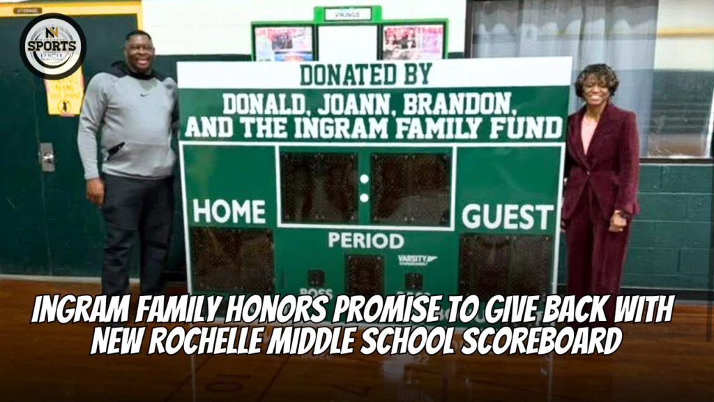 Brandon Ingram Family Donates New Scoreboard to Rochelle Middle School Longtime Kinston Family Continues Tradition of Giving Back
