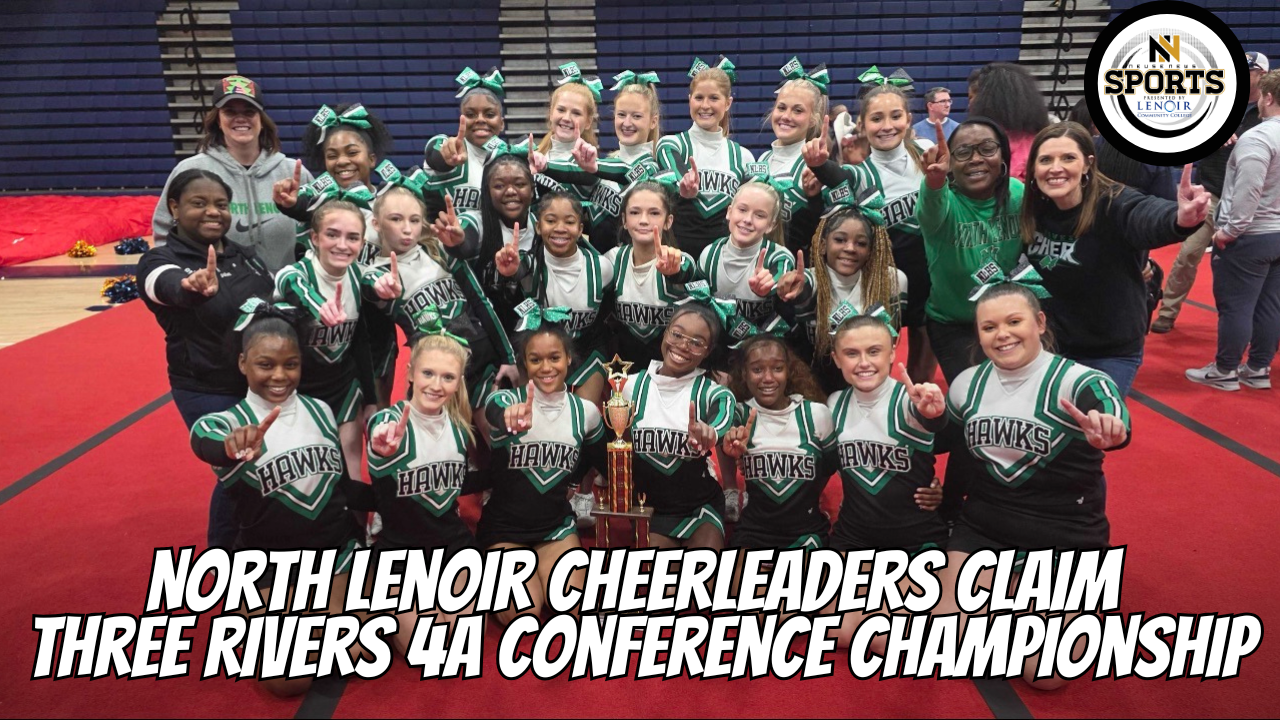 North Lenoir Cheerleaders Claim Three Rivers 4A Conference Championship