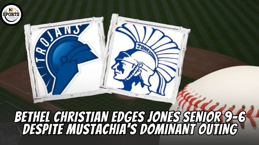 Bethel Christian edges Jones Senior 9-6 despite Mustachia’s dominant outing