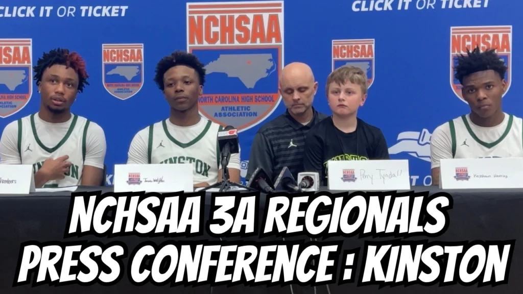 NCHSAA 3A Eastern Regional Finals Press Conference: Kinston High