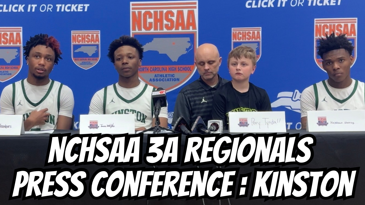 NCHSAA 3A Eastern Regional Finals Press Conference: Kinston High