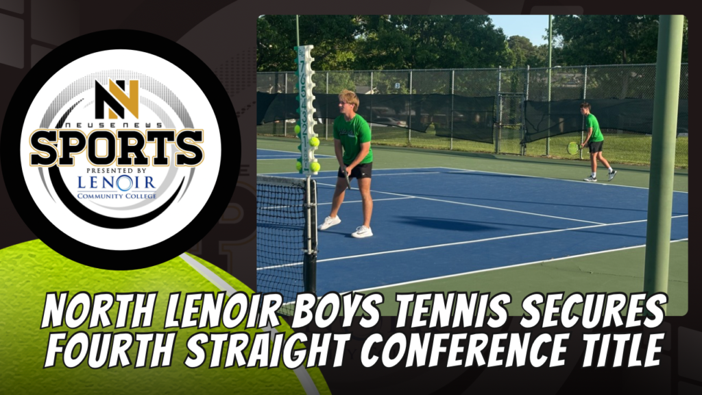 North Lenoir Boys Tennis Secures Fourth Straight Conference Title