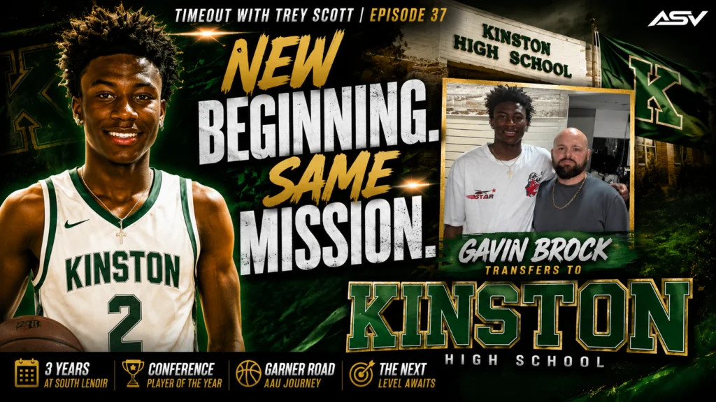 South Lenoir Gavin Brock Announces His Transfer to Kinston High