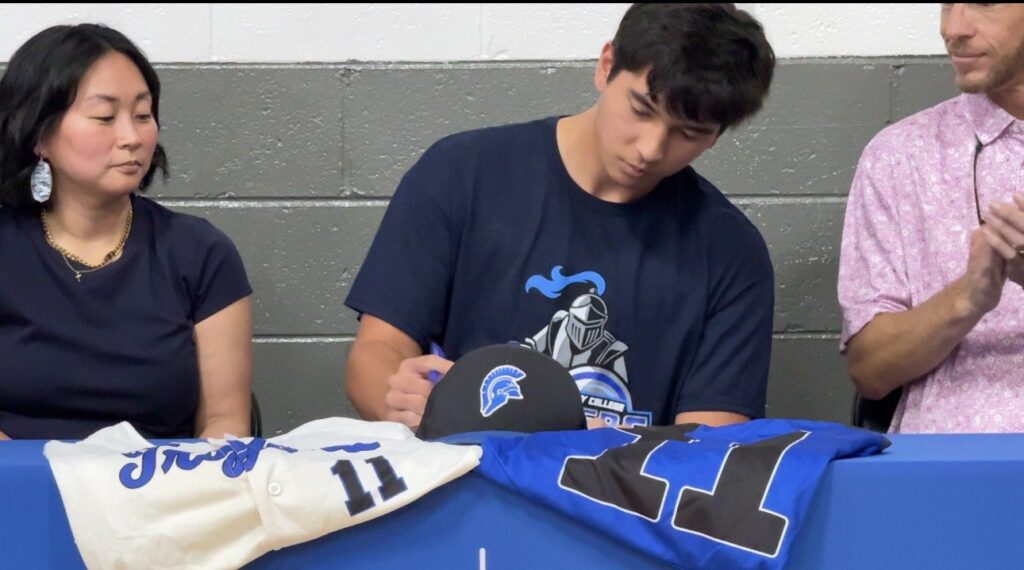 Bethel Christian's Brayden Cash Signs With Lenoir Community College
