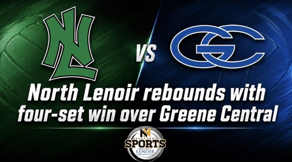 North Lenoir rebounds with four-set win over Greene Central