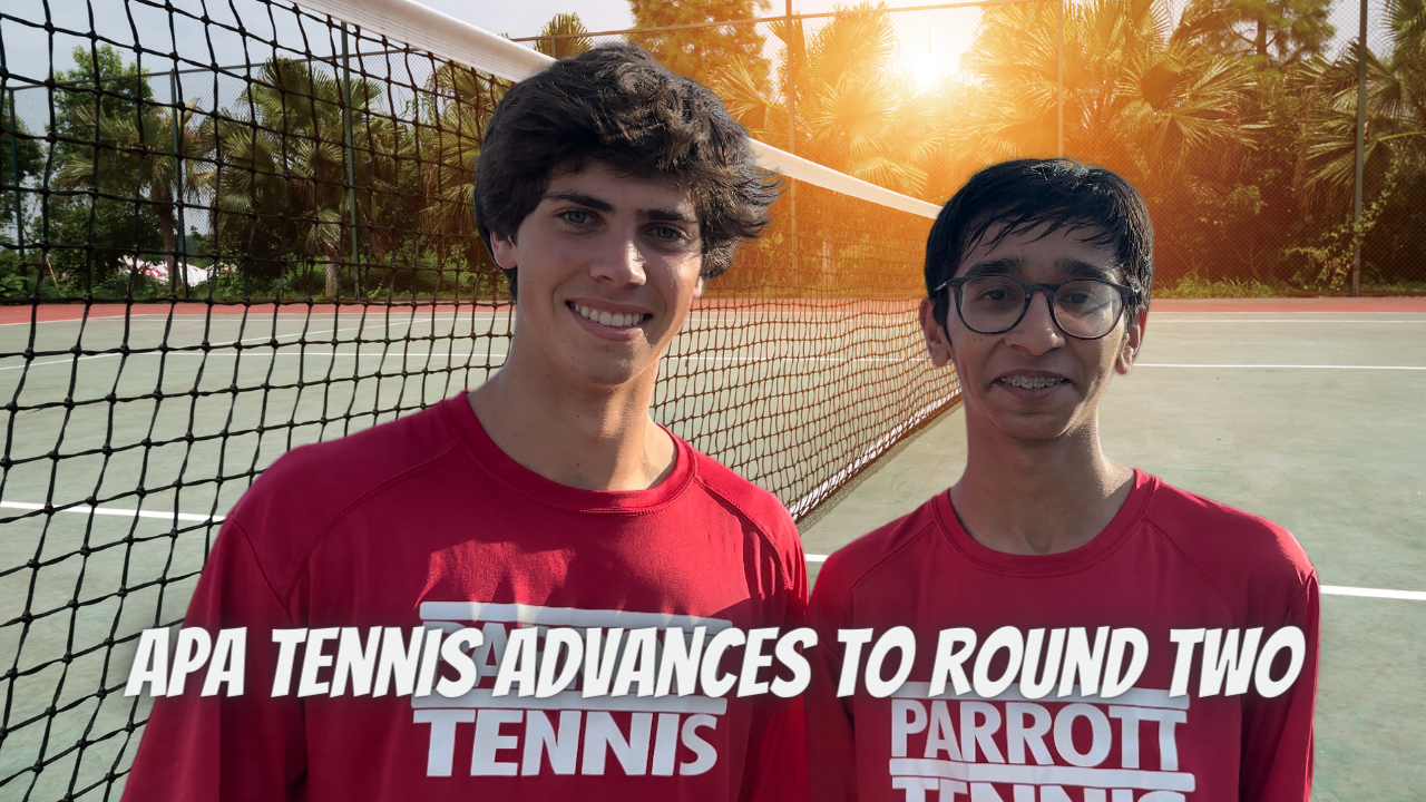 APA Tennis Advances to Round Two
