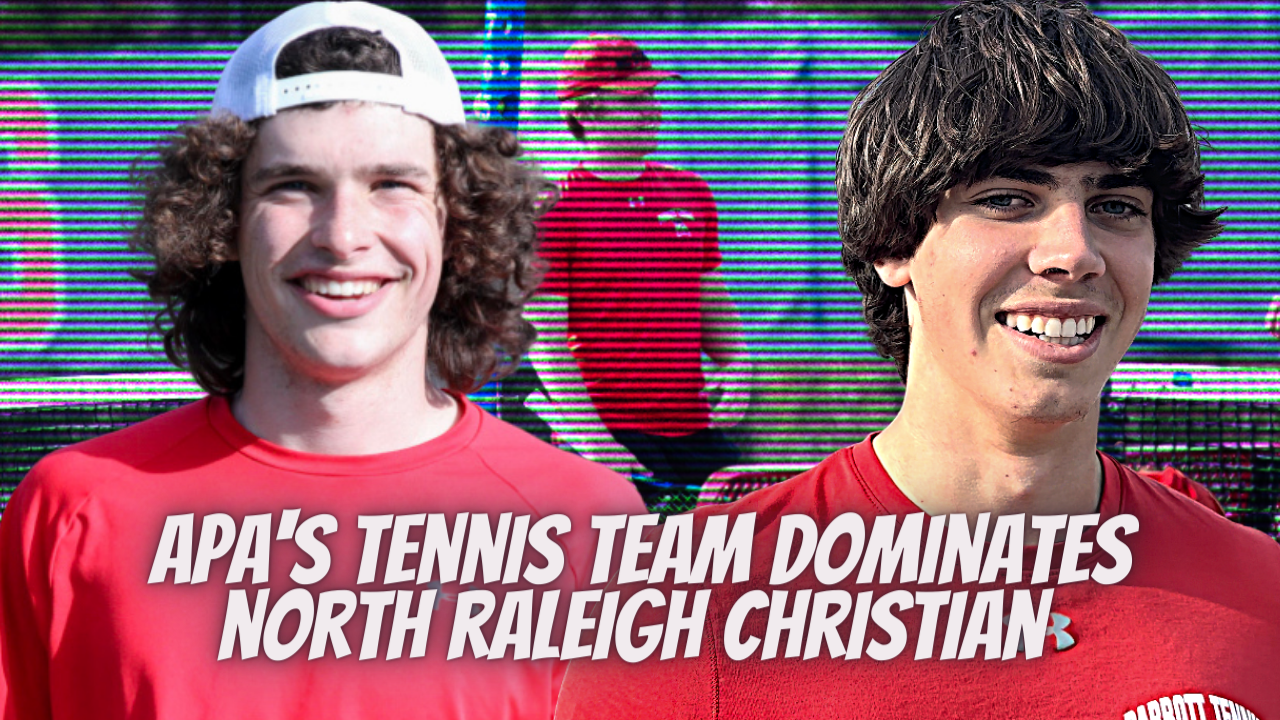 APA's Tennis Team Dominates North Raleigh Christian, 7-2