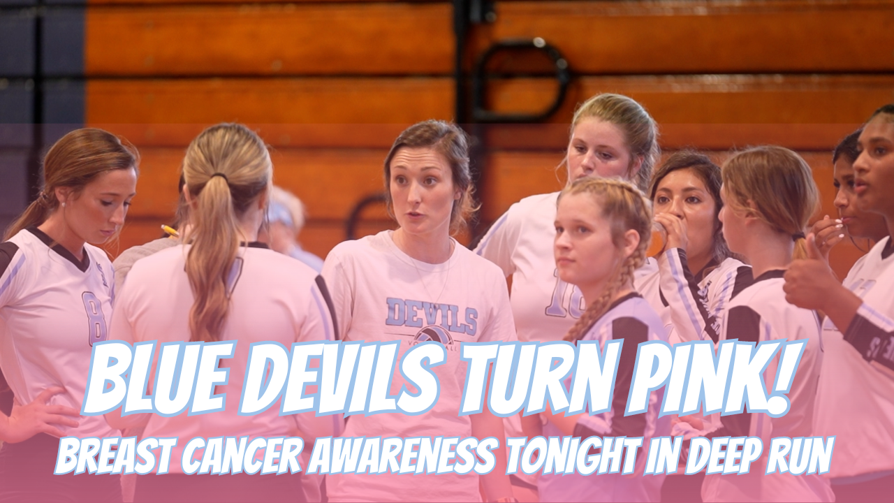Blue Devils Turn Pink! Breast Cancer Awareness Tonight in Deep Run