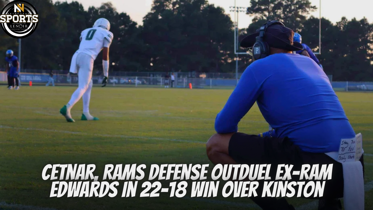 Cetnar, Rams Defense Outduel Ex-Ram Edwards in 22-18 Win Over Kinston