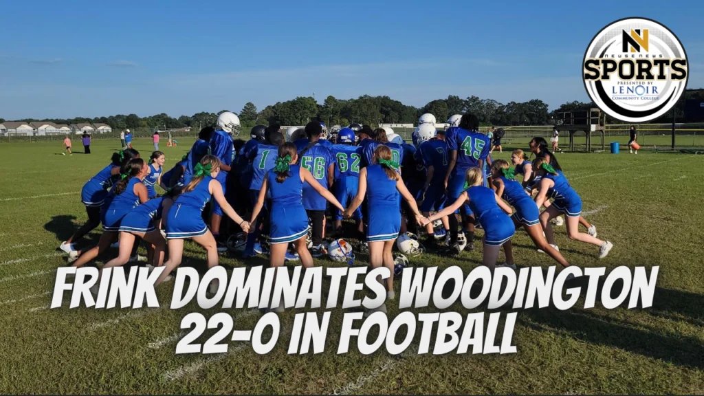 Frink Dominates Woodington 22-0 in Football
