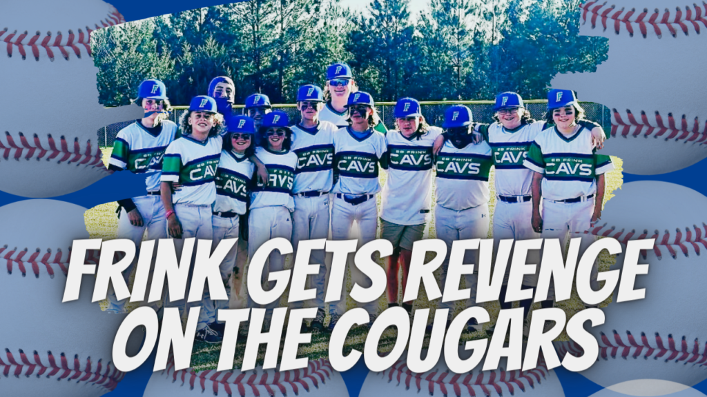 Frink takes down the Cougars 15-5 in baseball