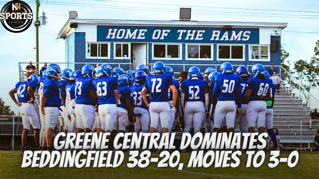 Greene Central Dominates Beddingfield 38-20, Moves to 3-0
