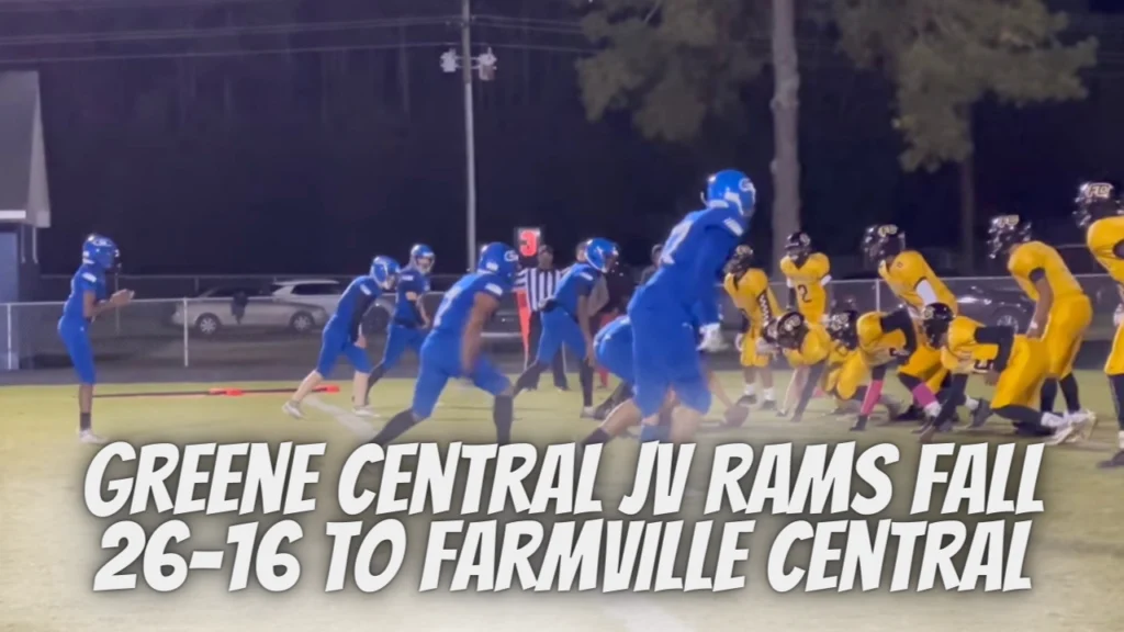 Greene Central JV Rams fall 26-16 to Farmville Central