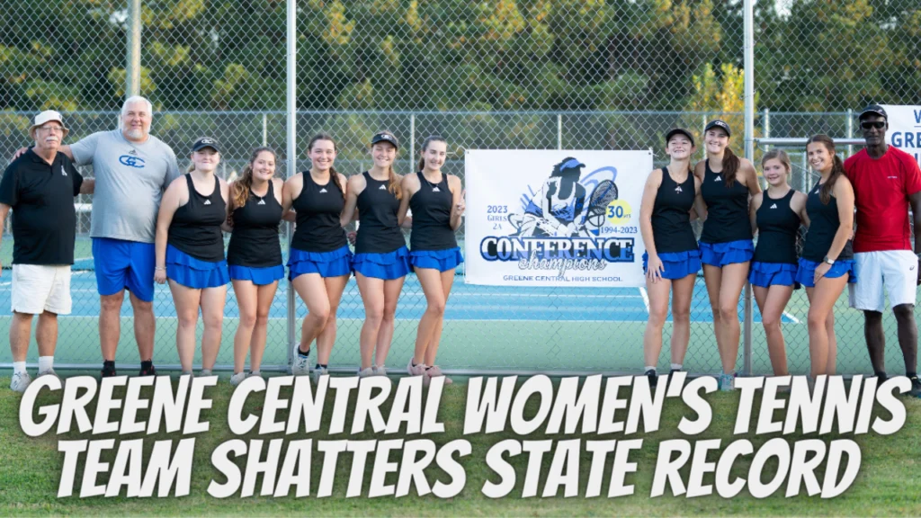 Greene Central Women's Tennis Team Shatters State Record