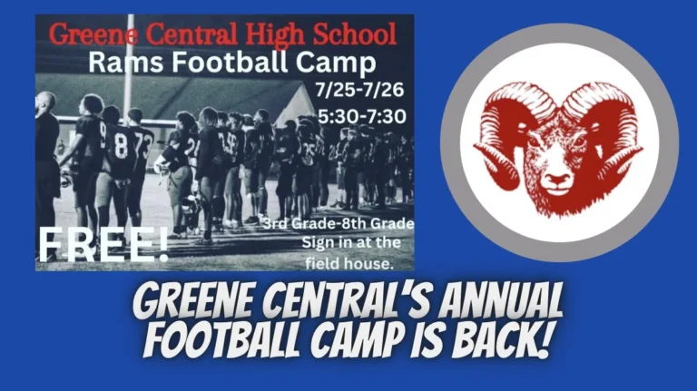 Greene Central’s Annual Football Camp is Back!