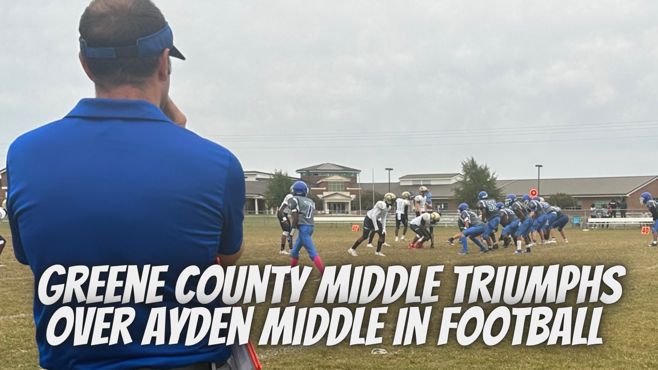 Greene County Middle Triumphs Over Ayden Middle in Football