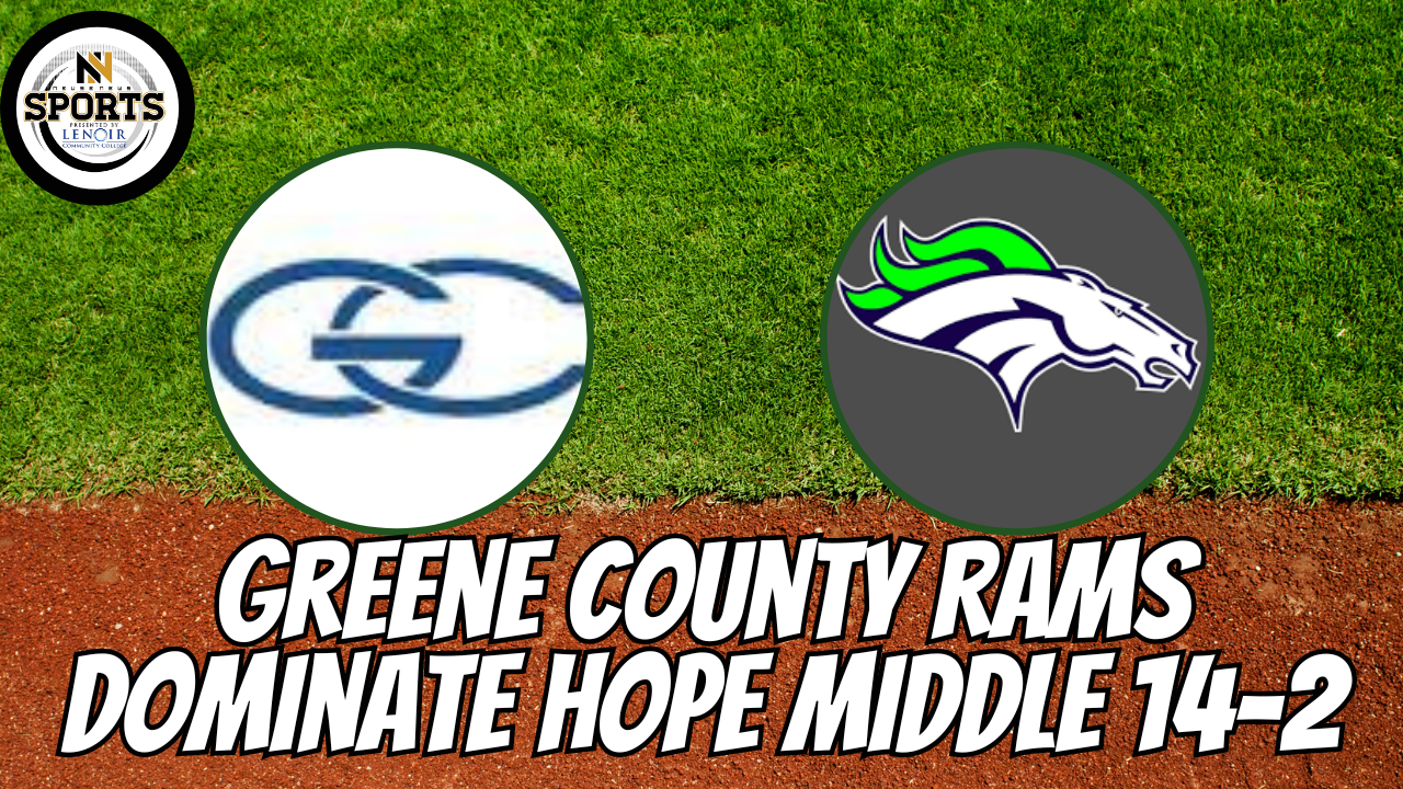 Greene County Rams Dominates Hope Middle 14-2