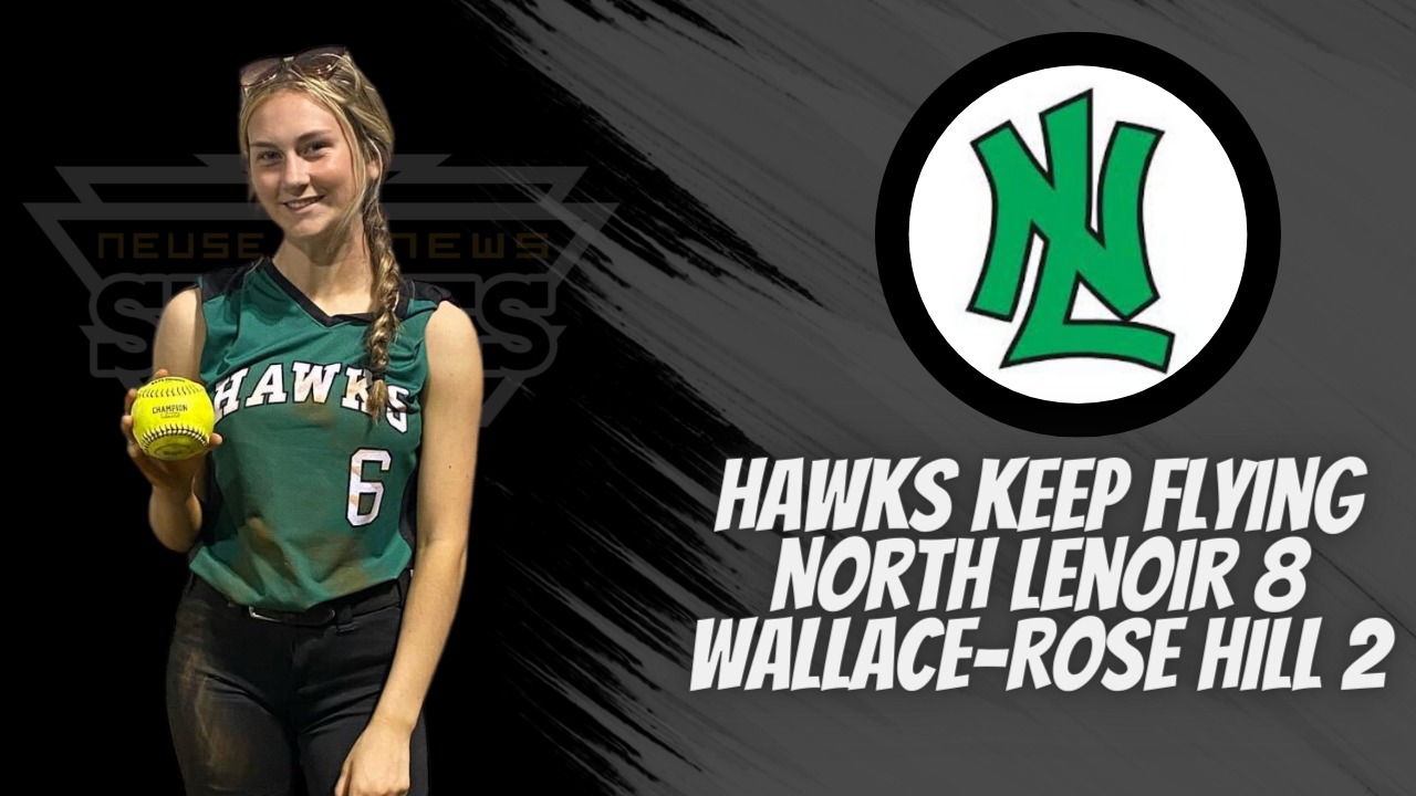 Hawks keep flying, North Lenoir 8 Wallace-Rose Hill 2